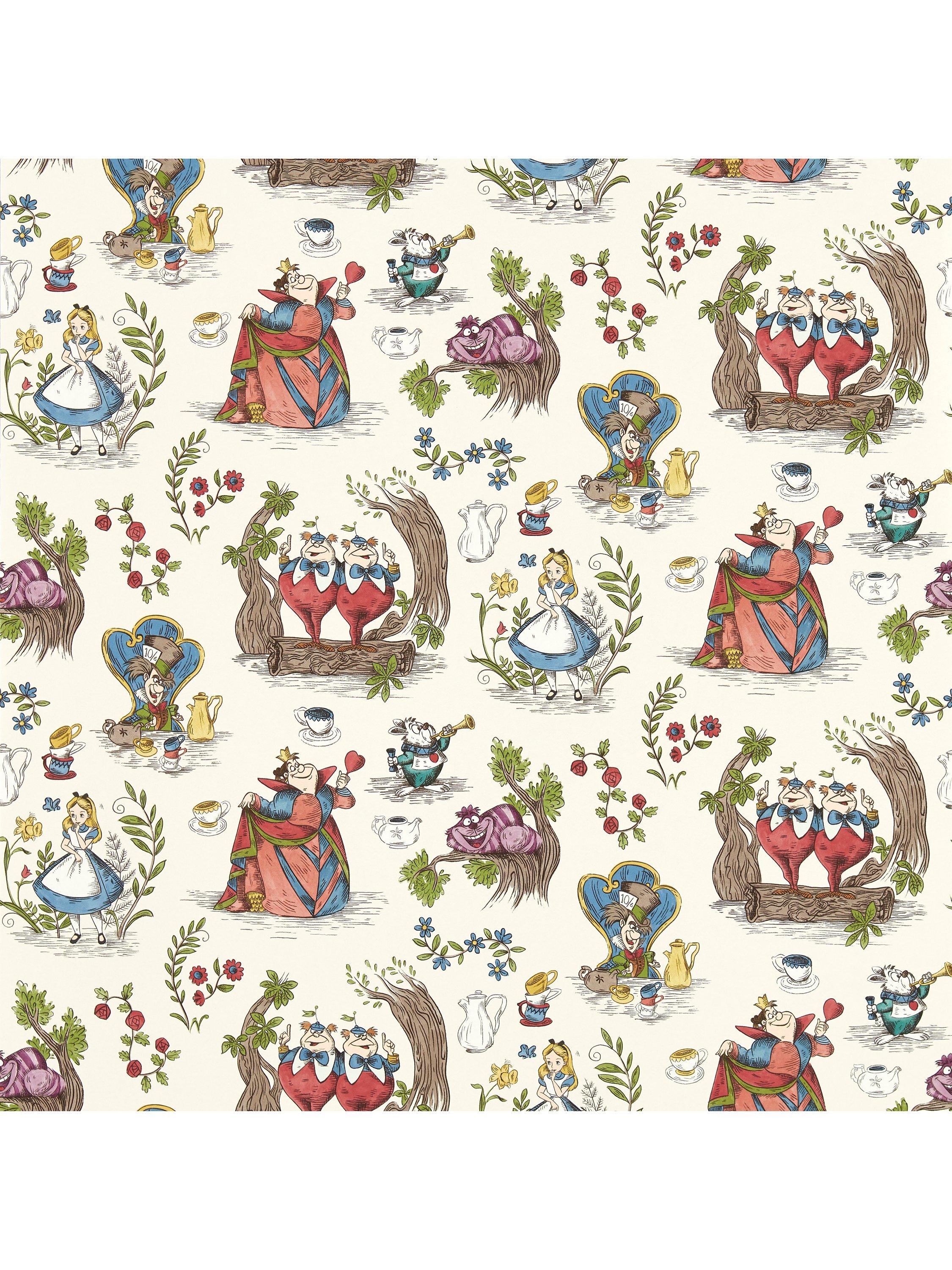Sanderson Alice in Wonderland Wallpaper (British brand)