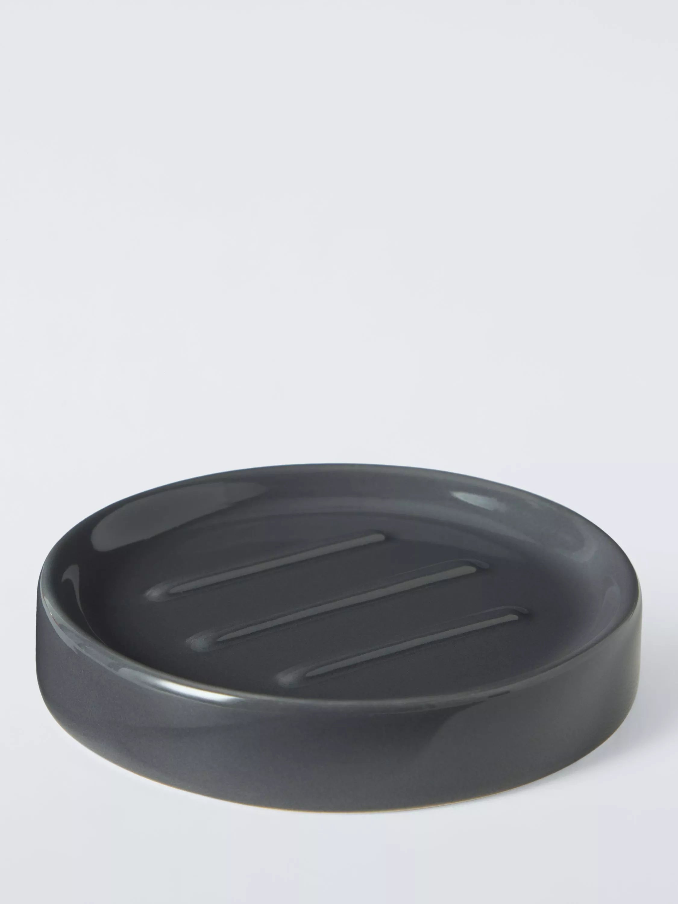 John Lewis Ceramic Soap Dish - Greige