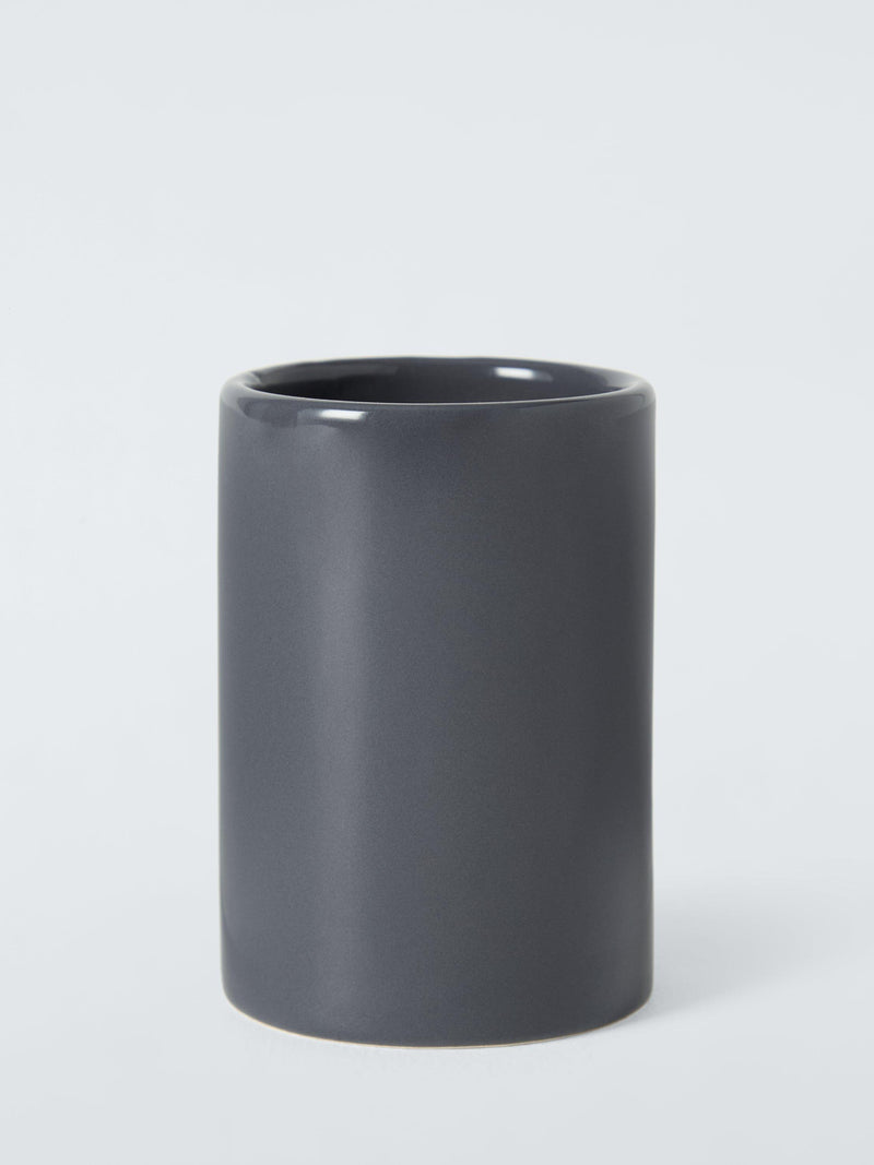 John Lewis ceramic bathroom tumbler 220ml, imported from the UK