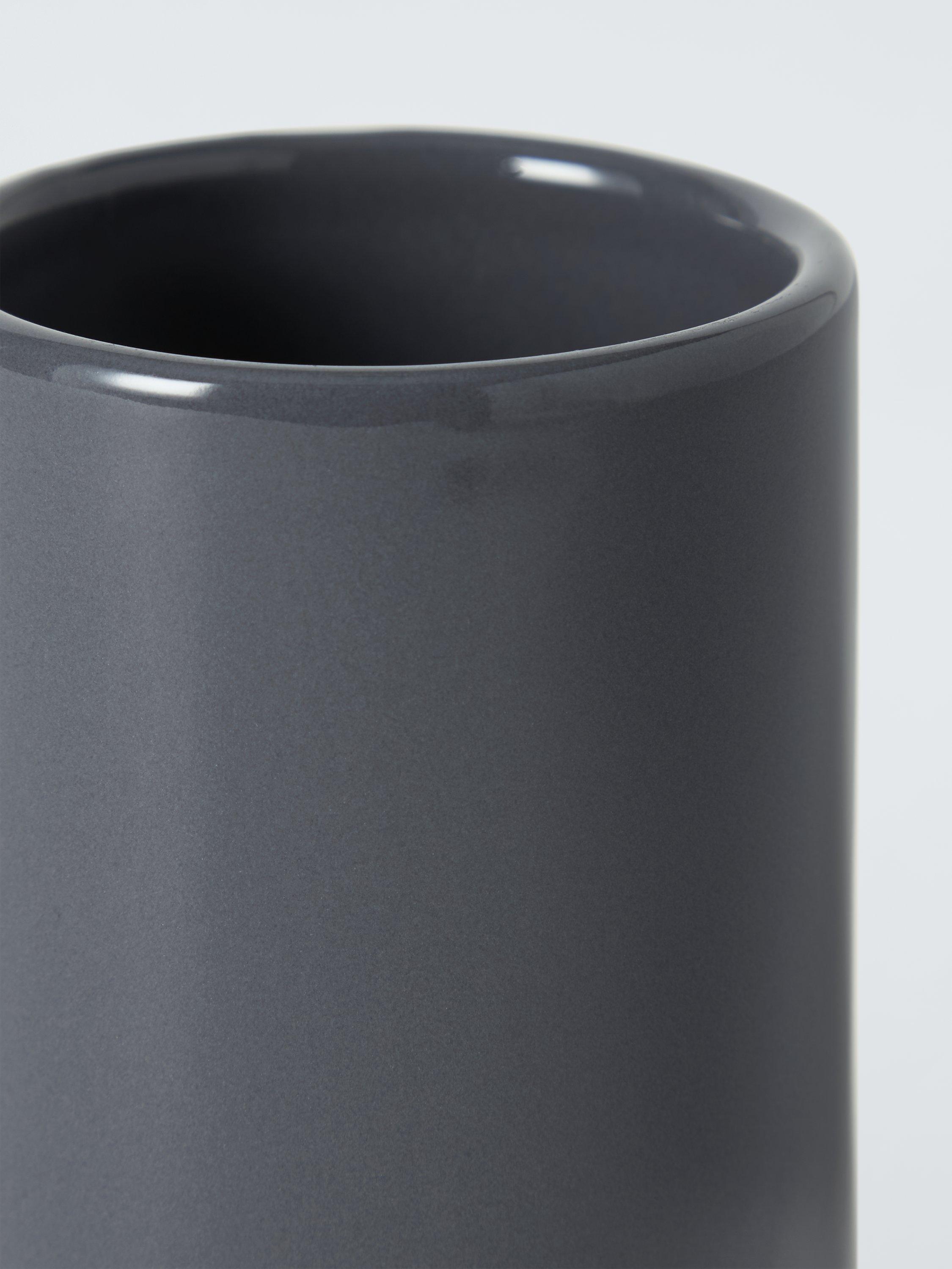 John Lewis ceramic bathroom tumbler 220ml, imported from the UK
