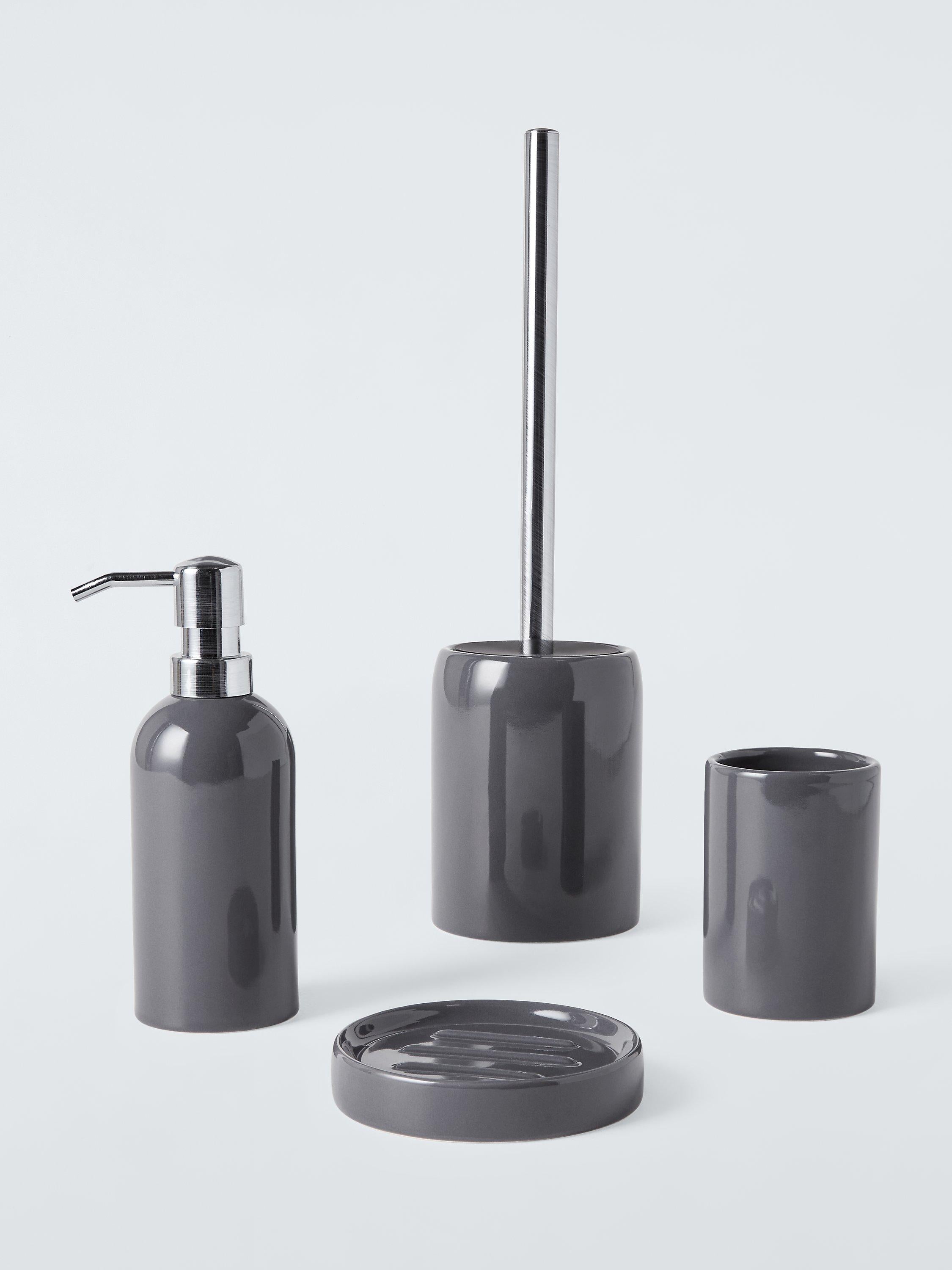 John Lewis ceramic bathroom tumbler 220ml, imported from the UK