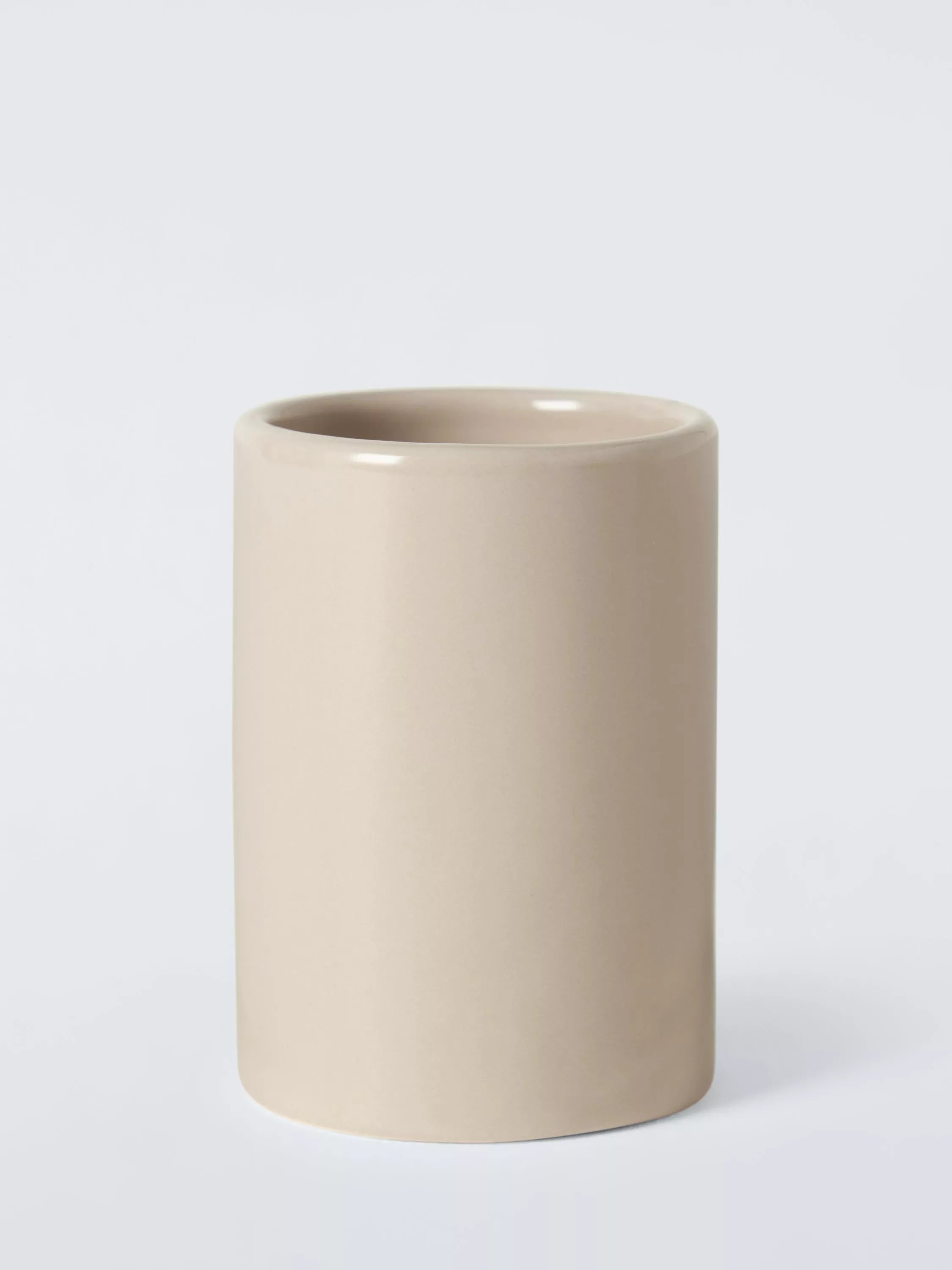 John Lewis ceramic bathroom tumbler 220ml, imported from the UK