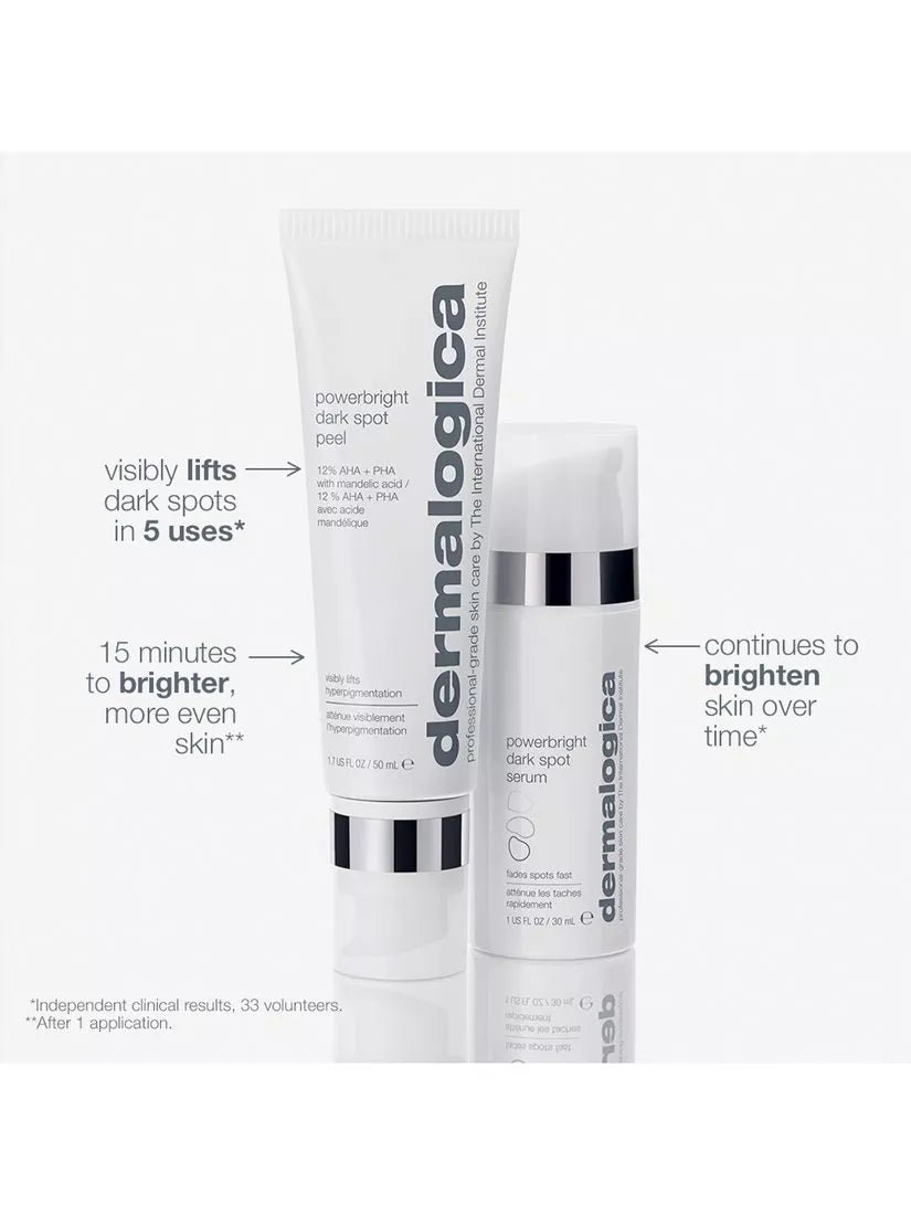 Dermalogica dark spot treatment system with serum and peel - British product