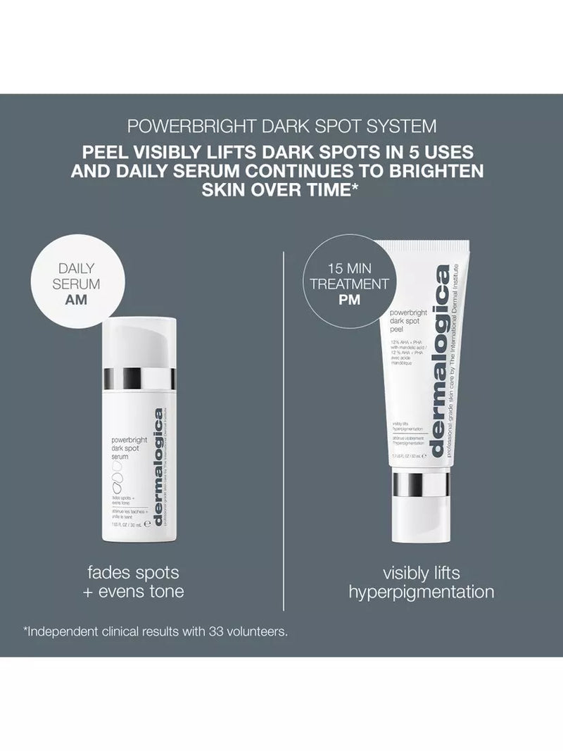 Dermalogica dark spot treatment system with serum and peel - British product