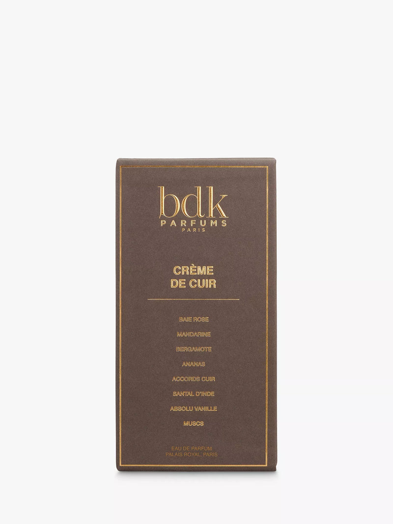 BDK Parfums Crème de Cuir Eau de Parfum 100ml, imported from the UK