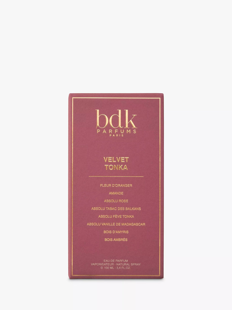 BDK Parfums Velvet Tonka Eau de Parfum 100ml - British product