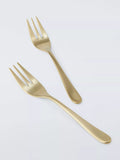 John Lewis stainless steel pastry forks set of 6 champagne finish, UK version