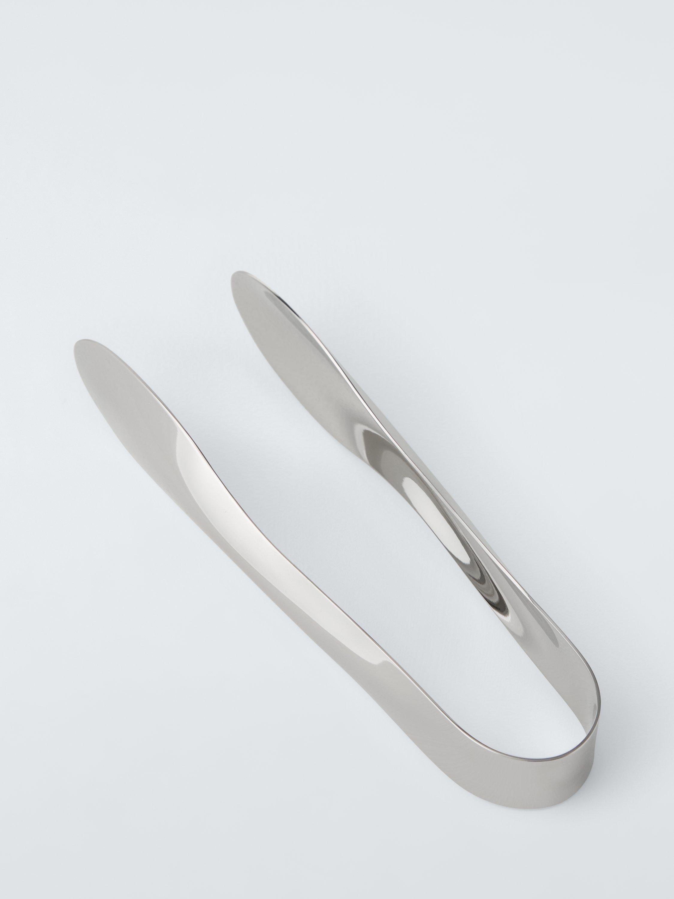 John Lewis Luna stainless steel serving tongs - British product