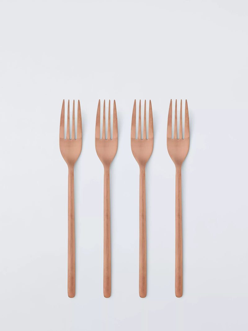 John Lewis copper cutlery set 16 pieces (British brand)