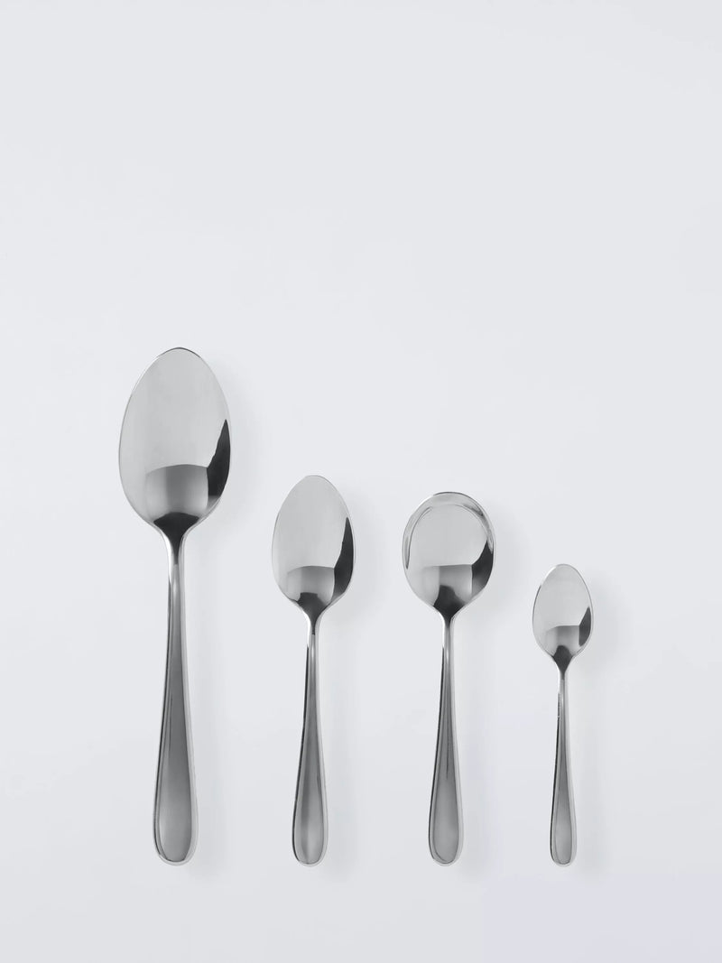 John Lewis Luna stainless steel cutlery set 44 piece, UK version