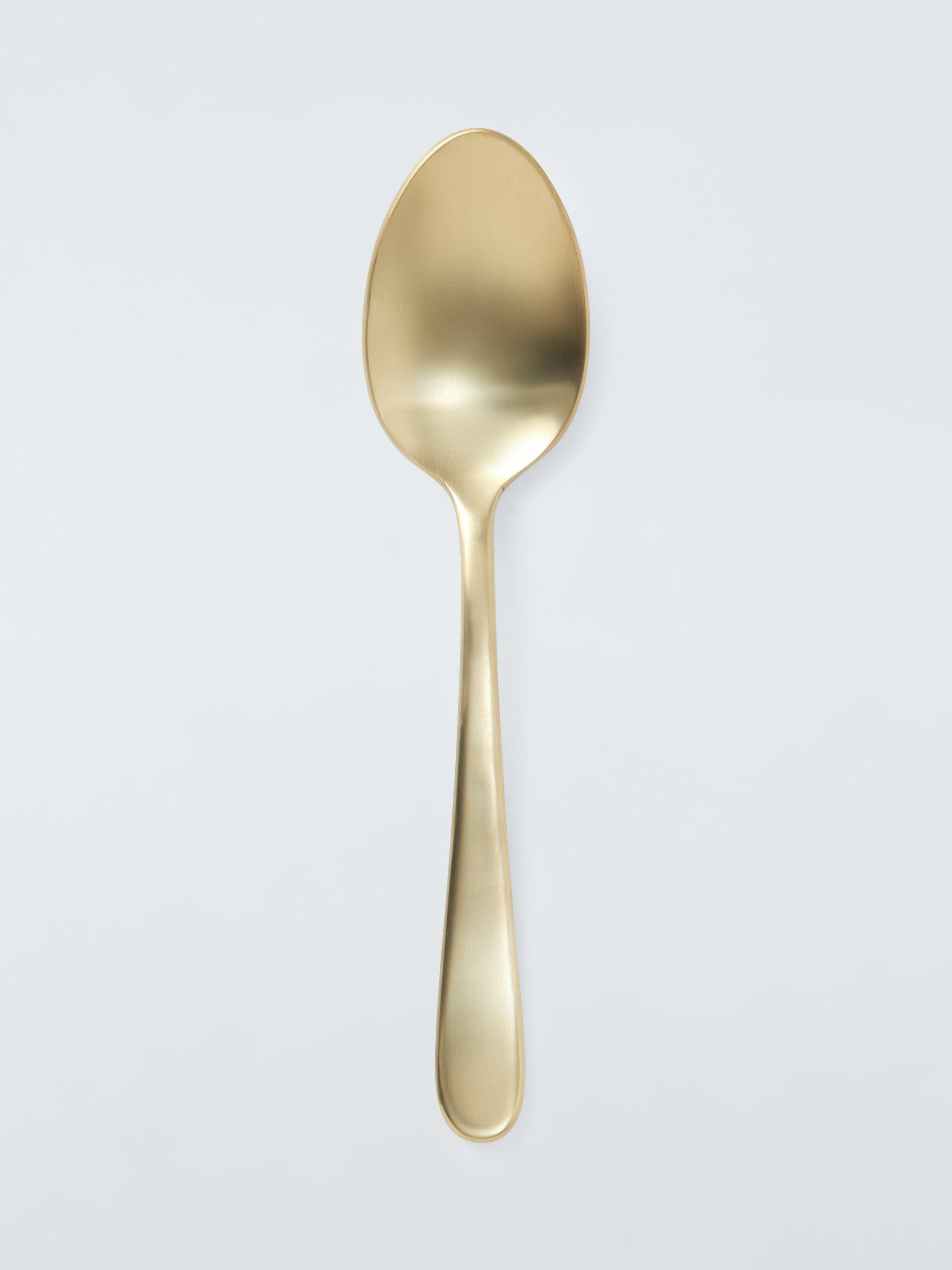 John Lewis stainless steel serving spoons set of 2 champagne, UK version