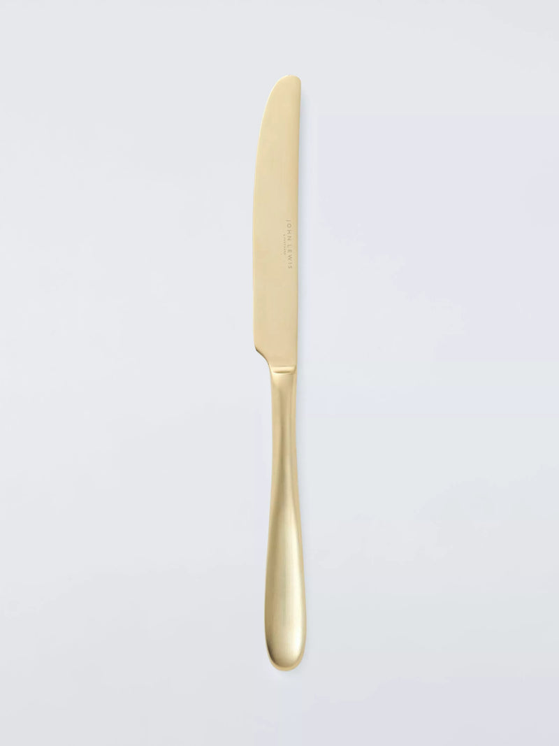 John Lewis champagne cutlery set 4 piece, imported from the UK