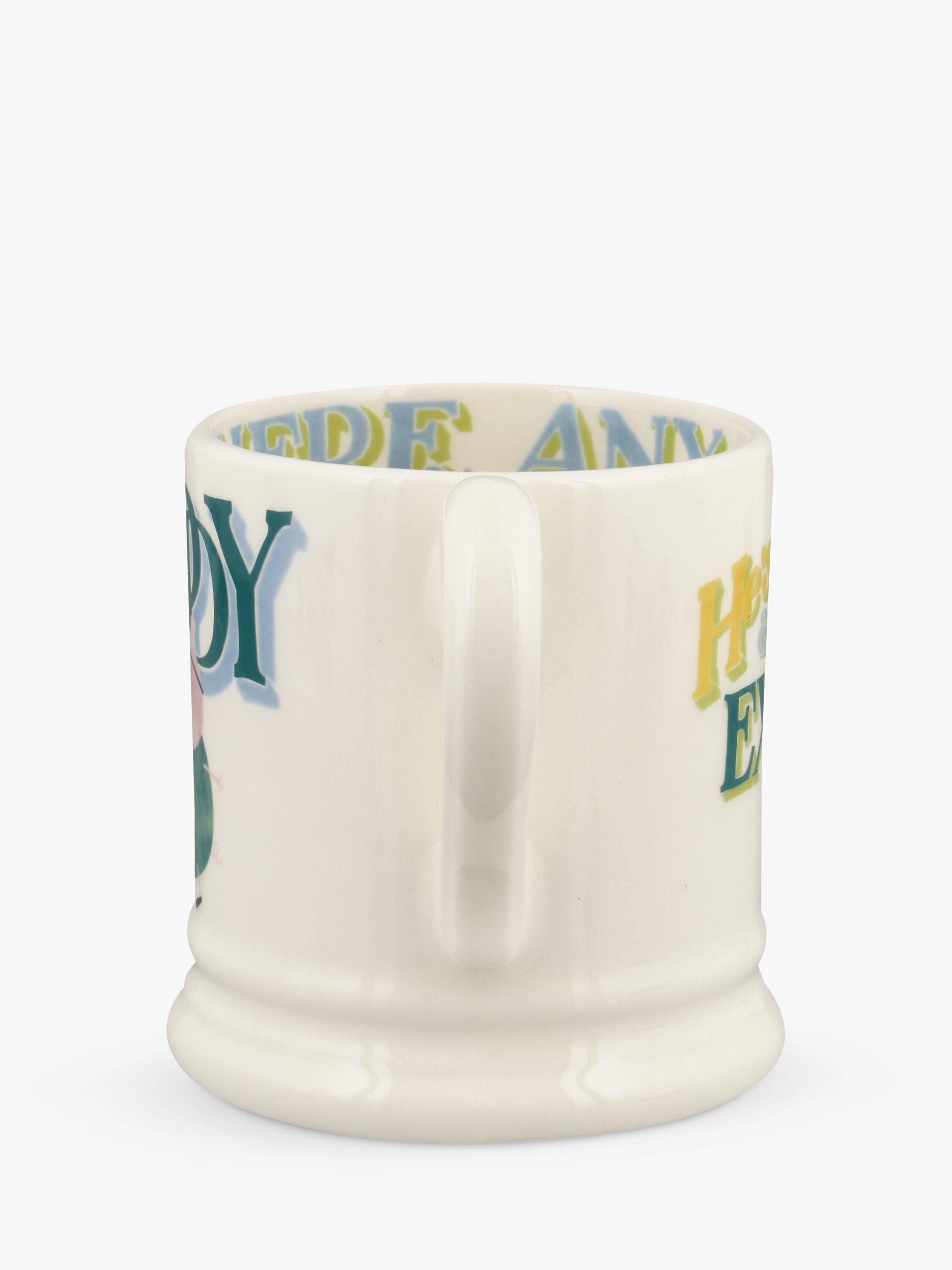 Emma Bridgewater Peppa Pig Daddy half pint mug 300ml blue multi - British product