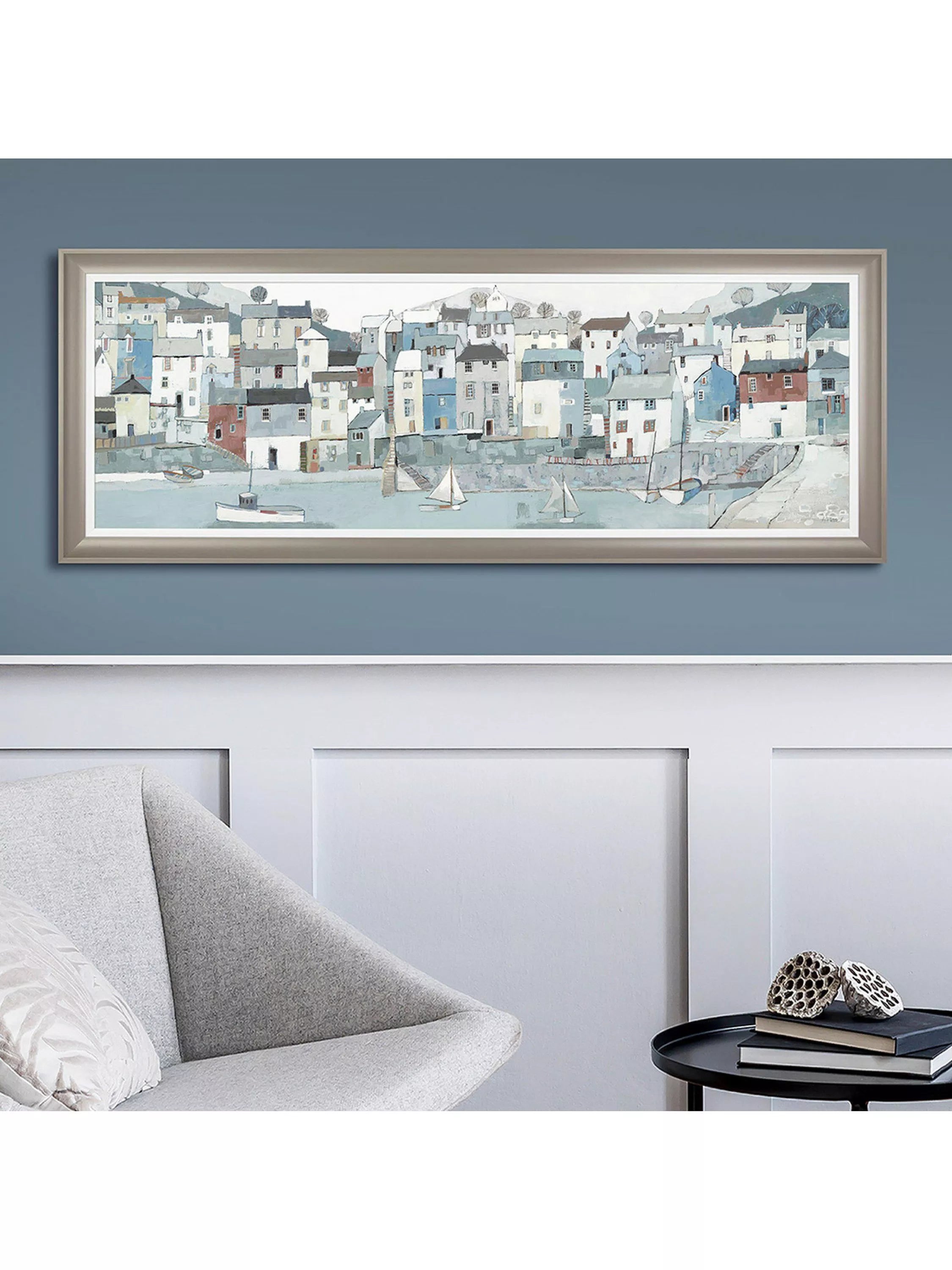 John Lewis Adelene Fletcher shoreline framed canvas 52x138cm, imported from the UK
