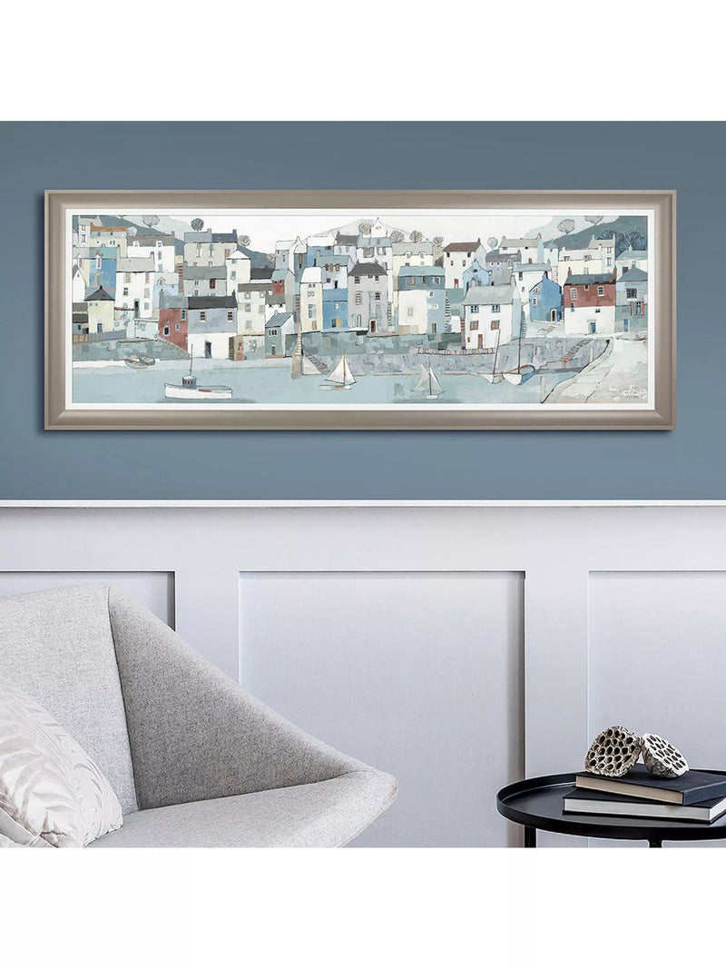 John Lewis Adelene Fletcher shoreline framed canvas 52x138cm, imported from the UK