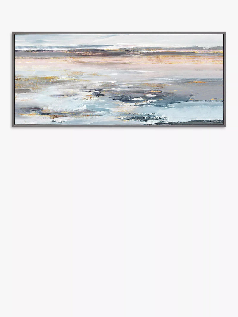 John Lewis Valeria Mravyan Eventide abstract canvas 59x134cm, imported from the UK