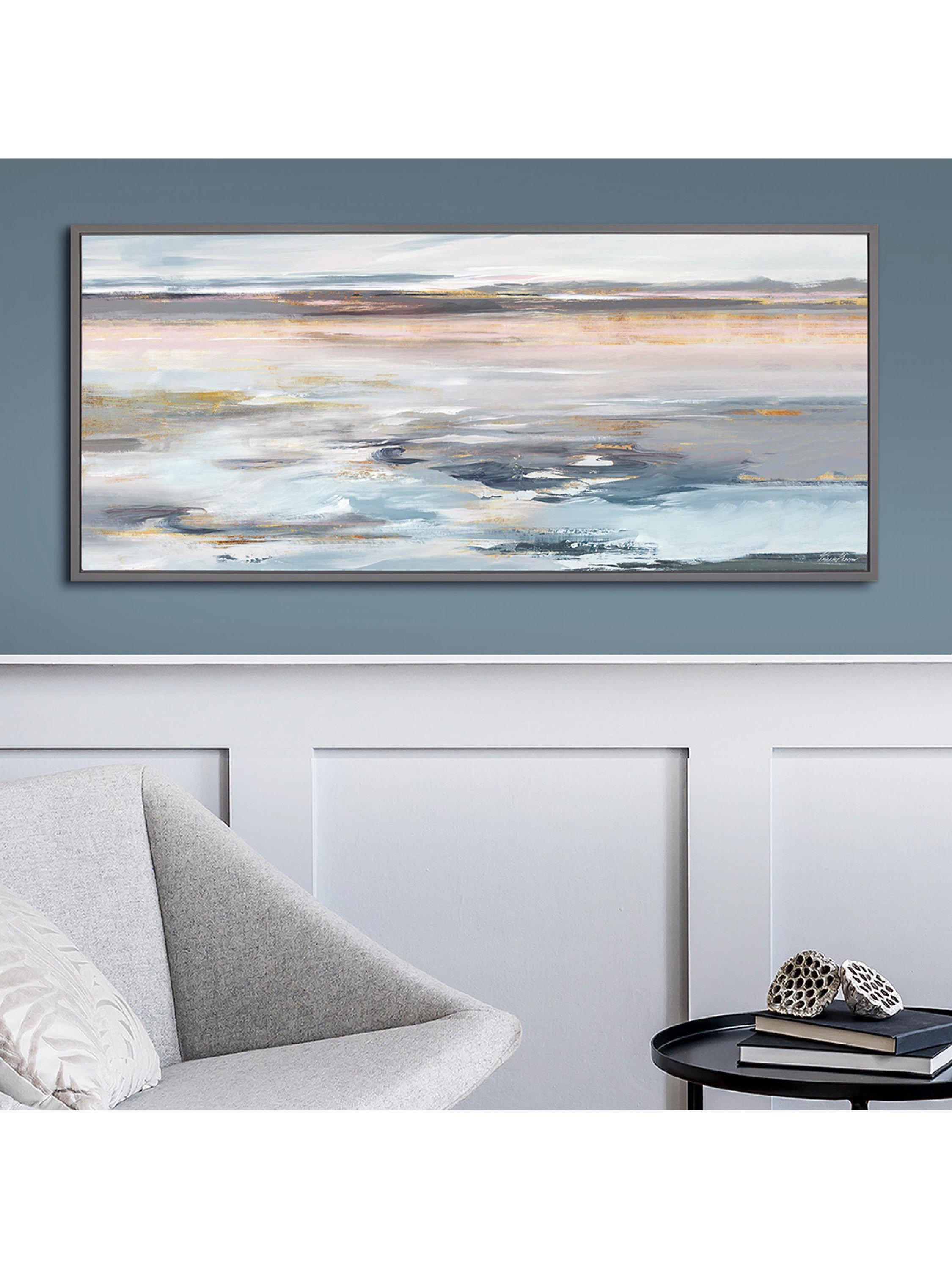 John Lewis Valeria Mravyan Eventide abstract canvas 59x134cm, imported from the UK