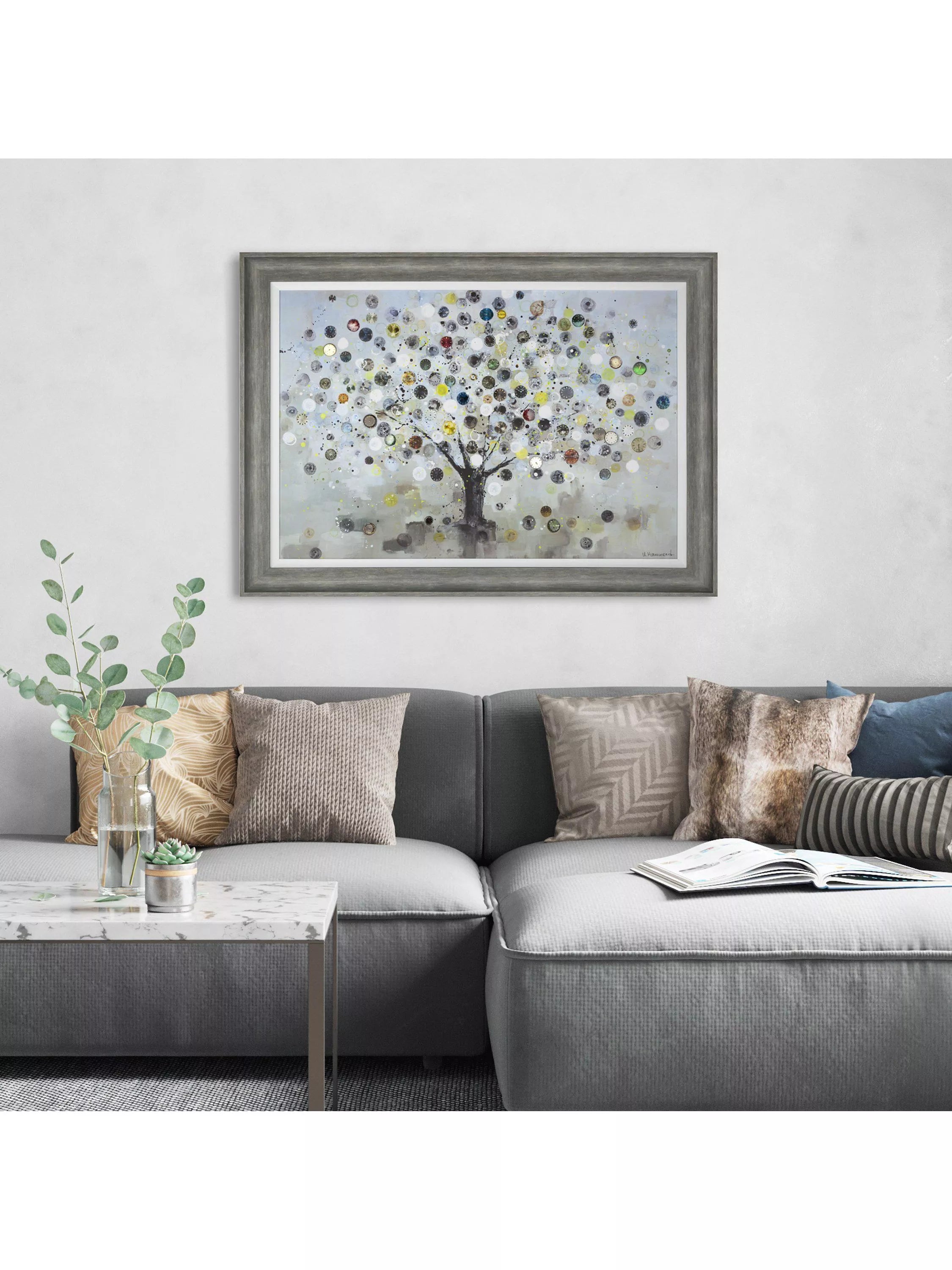 Art Marketing framed canvas Watch Tree 83 x 115cm - British product