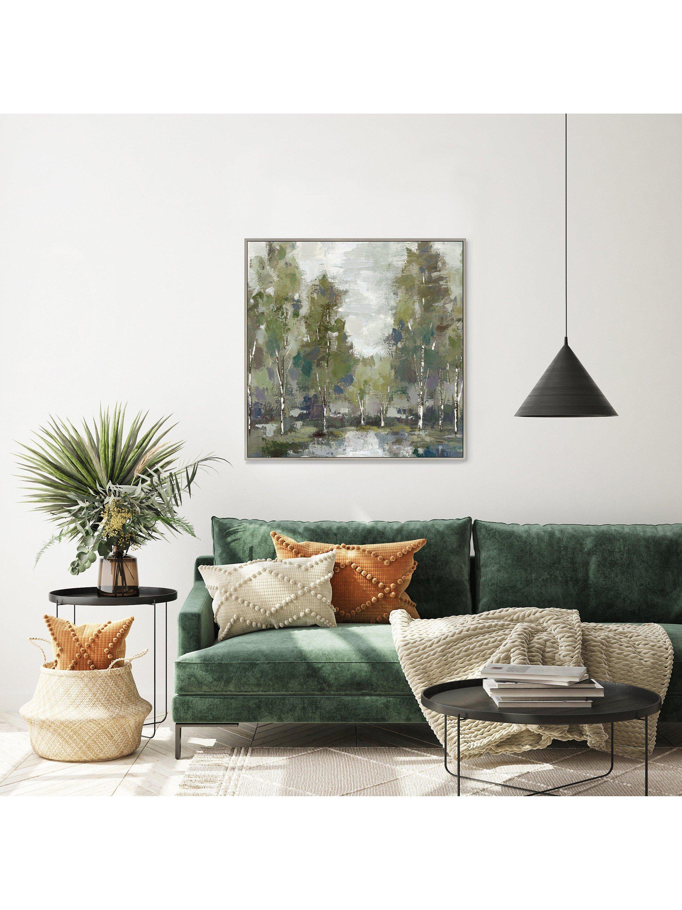 Art Marketing Silvia Vassileva At Dawn framed canvas 80x80cm, imported from the UK