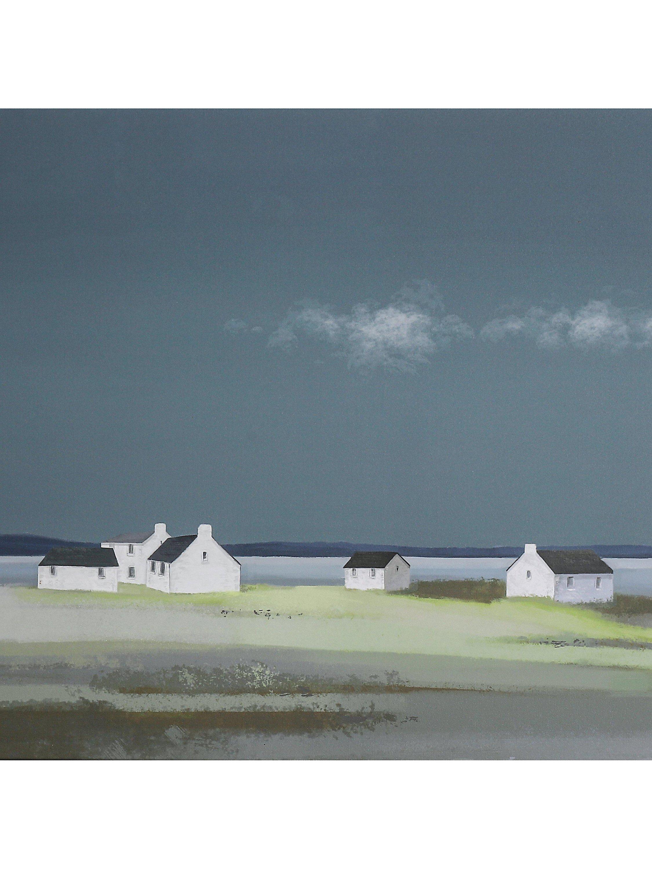 Art Marketing framed canvas 'Day's End' by Ulyana Hammond 52x122cm, imported from the UK