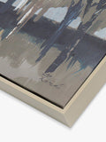 John Lewis Silver Birch Blues framed canvas 67x40cm, imported from the UK