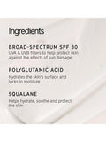 The INKEY List Polyglutamic Acid Dewy Sunscreen SPF30 50ml (British brand)
