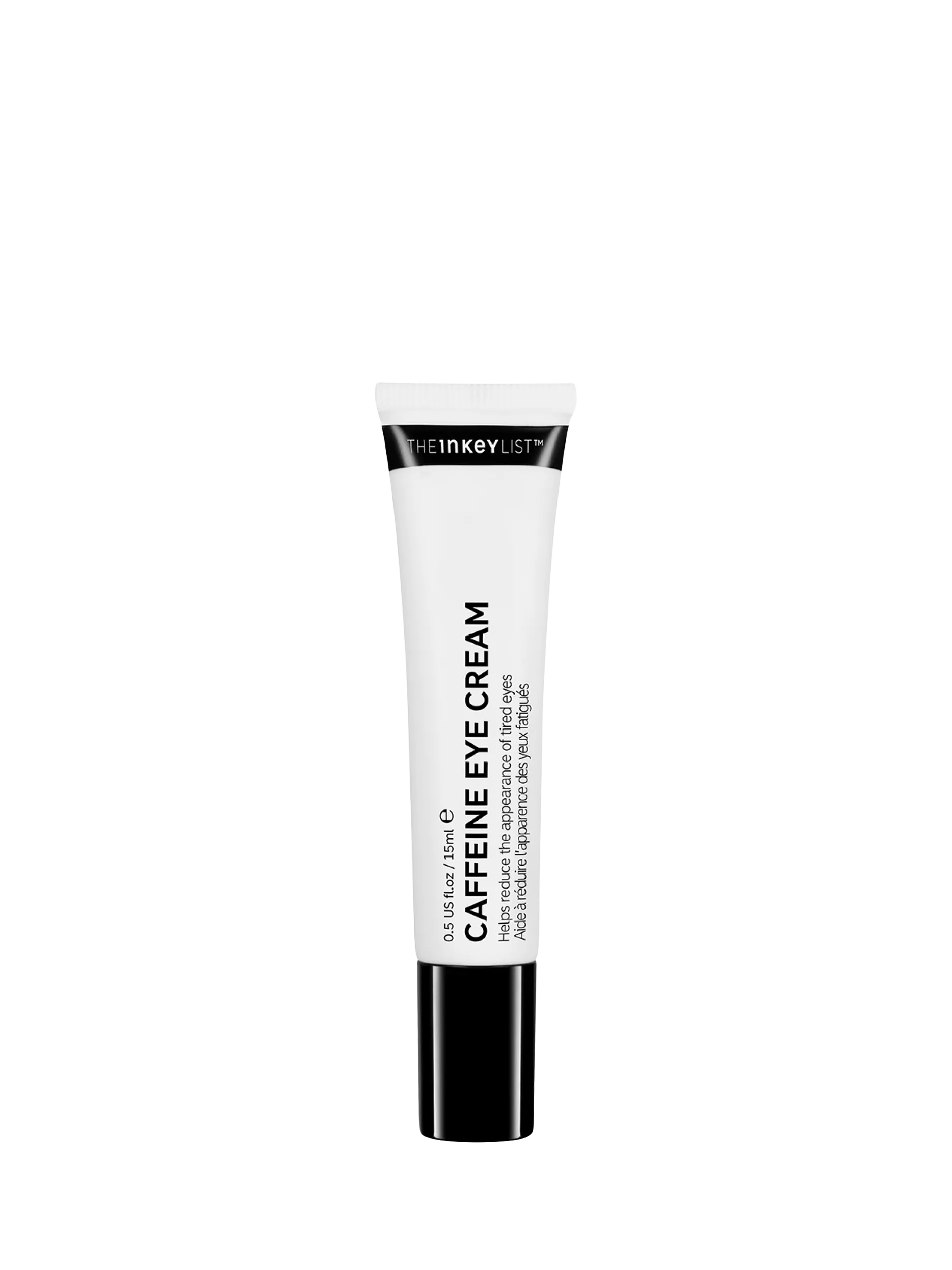 The INKEY List Caffeine Eye Cream 15ml, imported from the UK