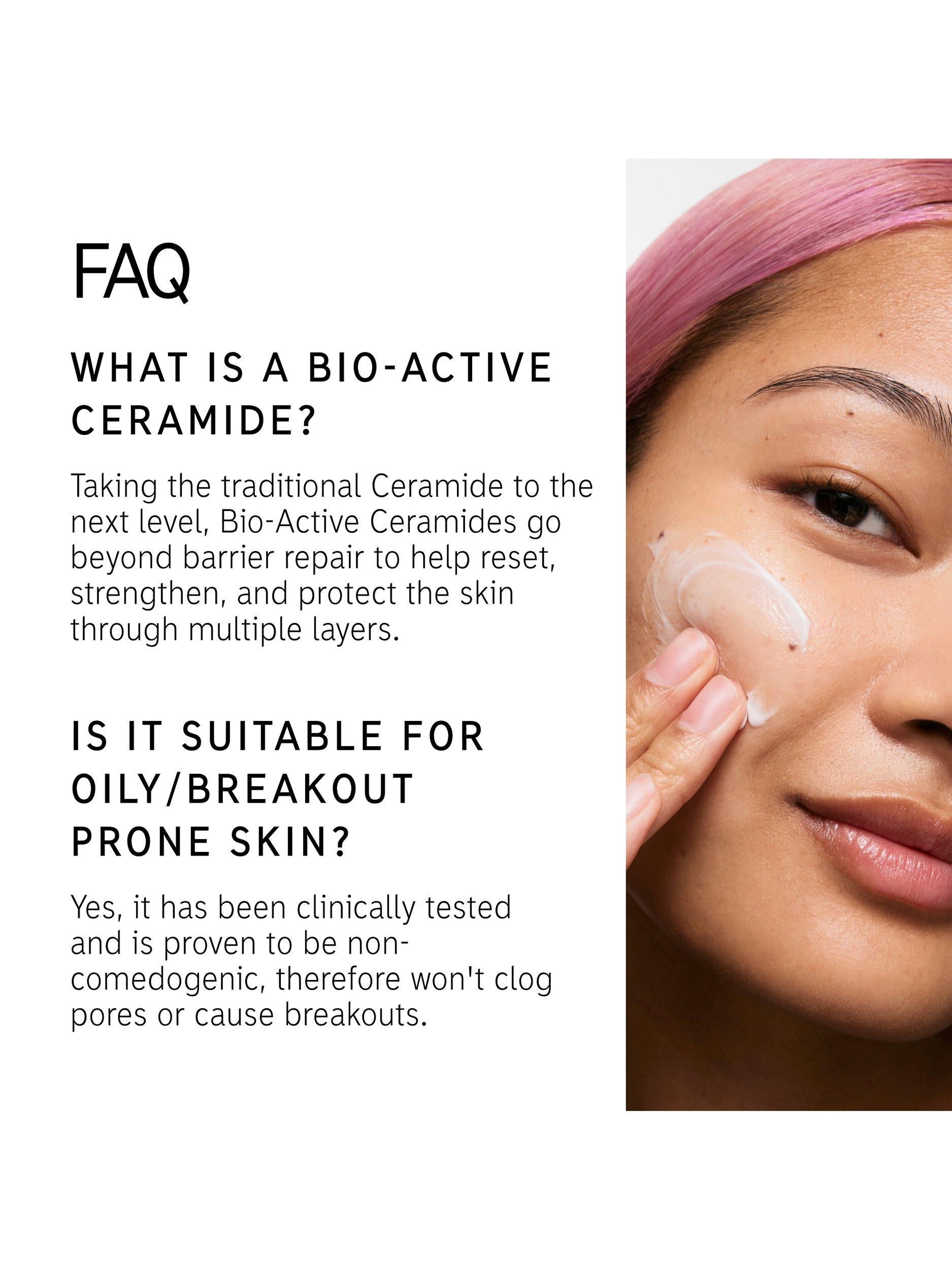 The INKEY List Bio-Active Ceramide Repairing and Plumping Moisturiser 50ml (British brand)