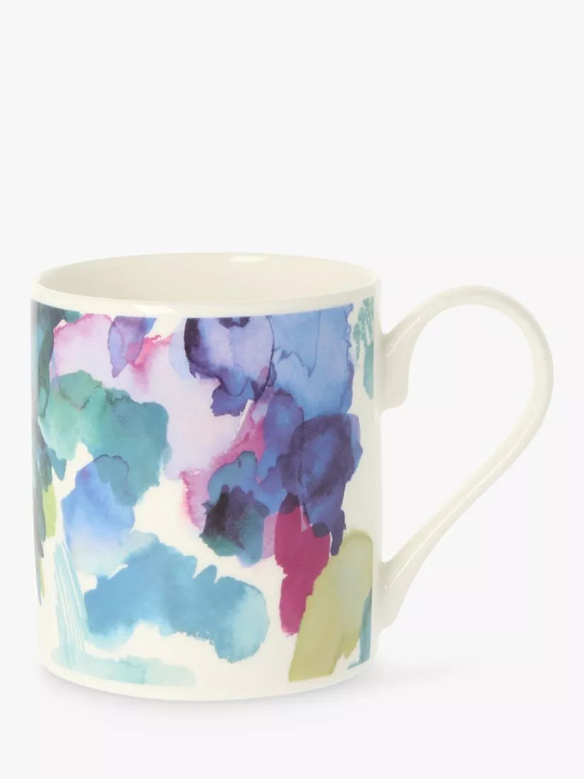 bluebellgray abstract print bone china mug 300ml multi-color, imported from the UK