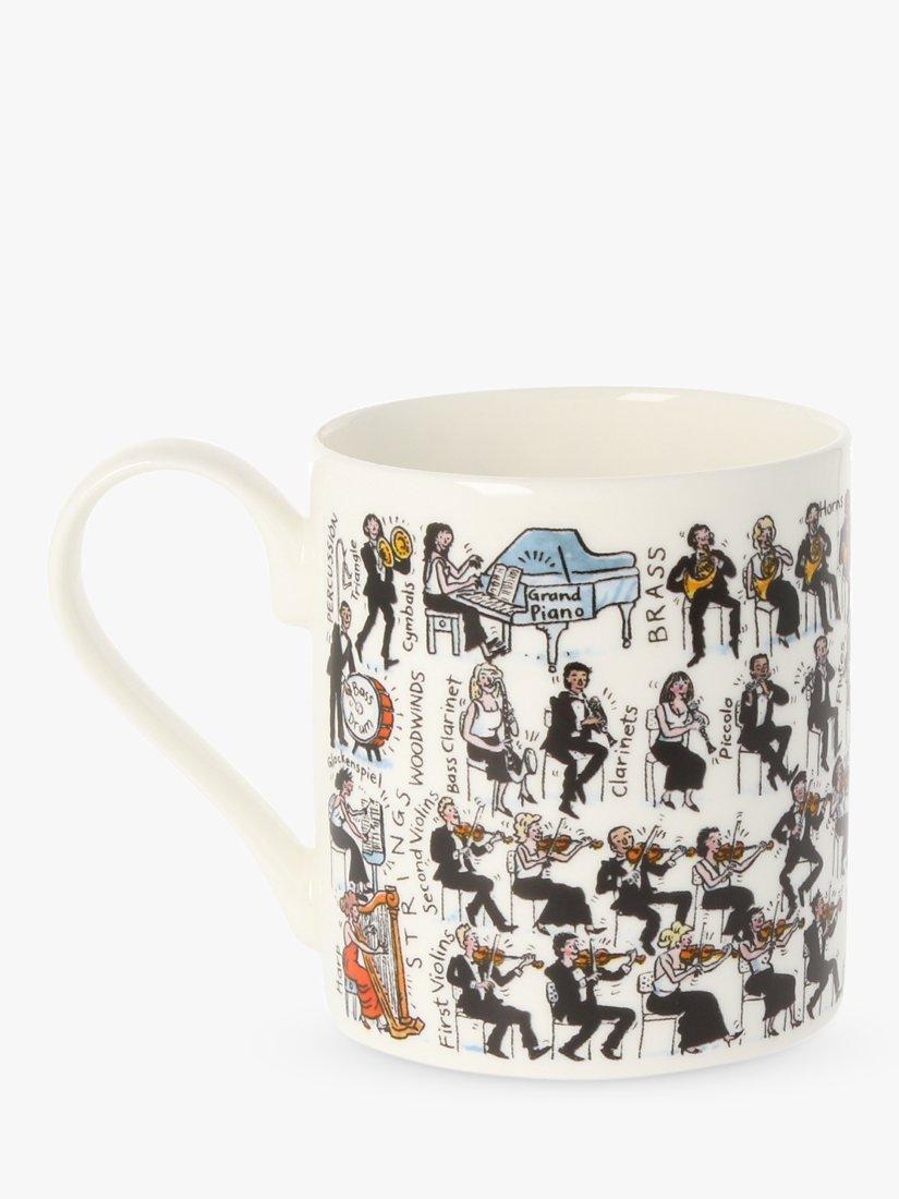 McLaggan Smith orchestra bone china mug 350ml (British brand)