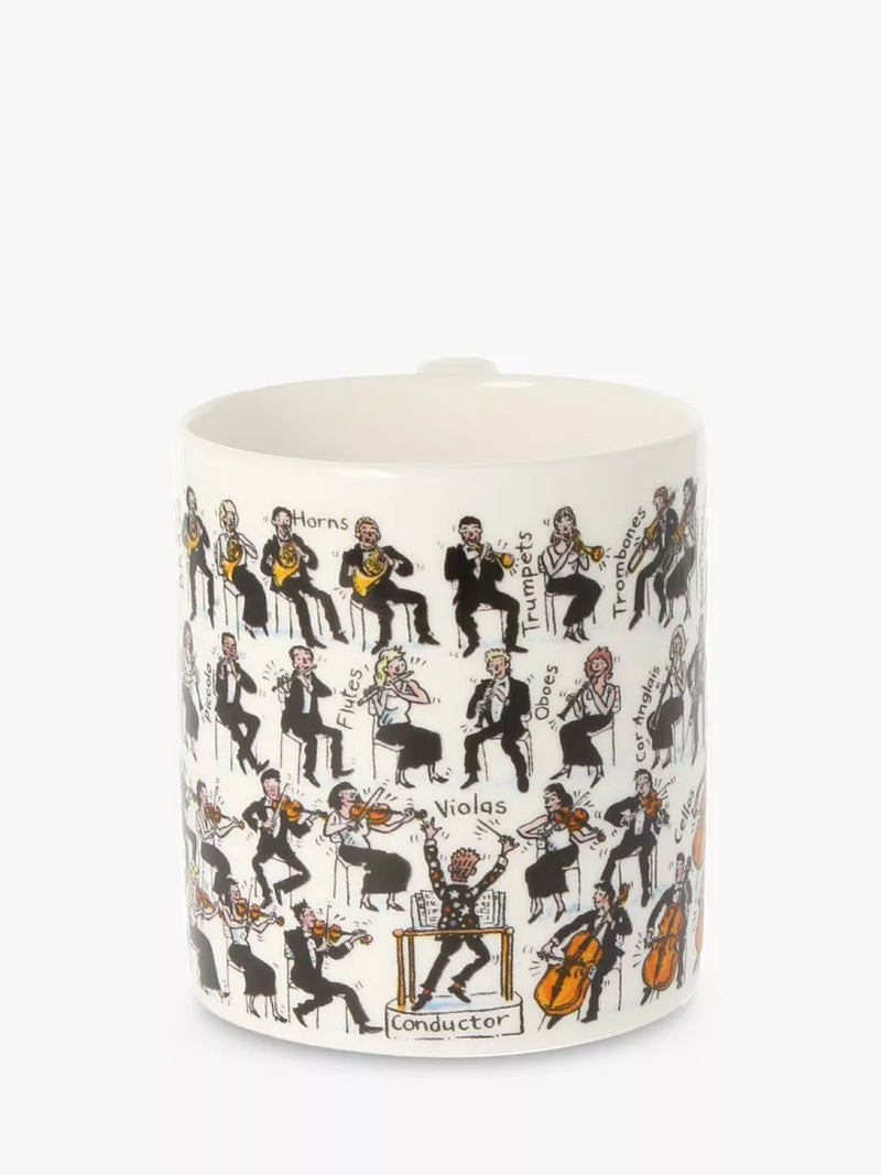 McLaggan Smith orchestra bone china mug 350ml (British brand)