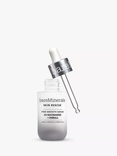 John Lewis bareMinerals Skin Rescue Pure Smooth Serum Lines & Wrinkles Corrector 30ml- Buy online at McGrocer