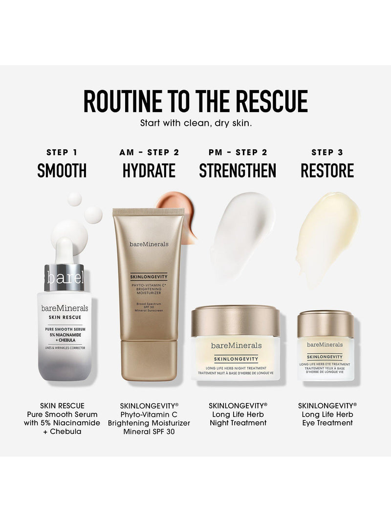 سيروم bareMinerals Skin Rescue Pure Smooth 30 مل (علامة تجارية بريطانية)
