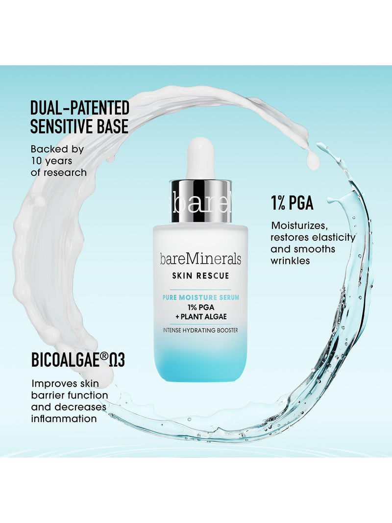 bareMinerals Skin Rescue Pure Moisture Serum 30ml - Britisches Produkt