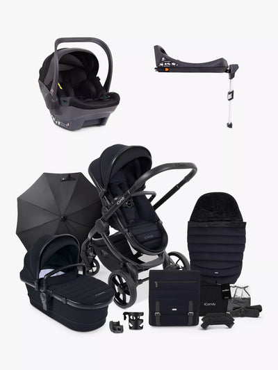 John Lewis iCandy Peach 7 Kinderwagen, Tragewanne & Zubehör mit Cocoon Autositz und Basis Reise-Bundle – Online bei McGrocer kaufen