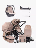 iCandy Peach 7 Pushchair, Carrycot & Accessories with Cocoon Car Seat and Base Travel Bundle