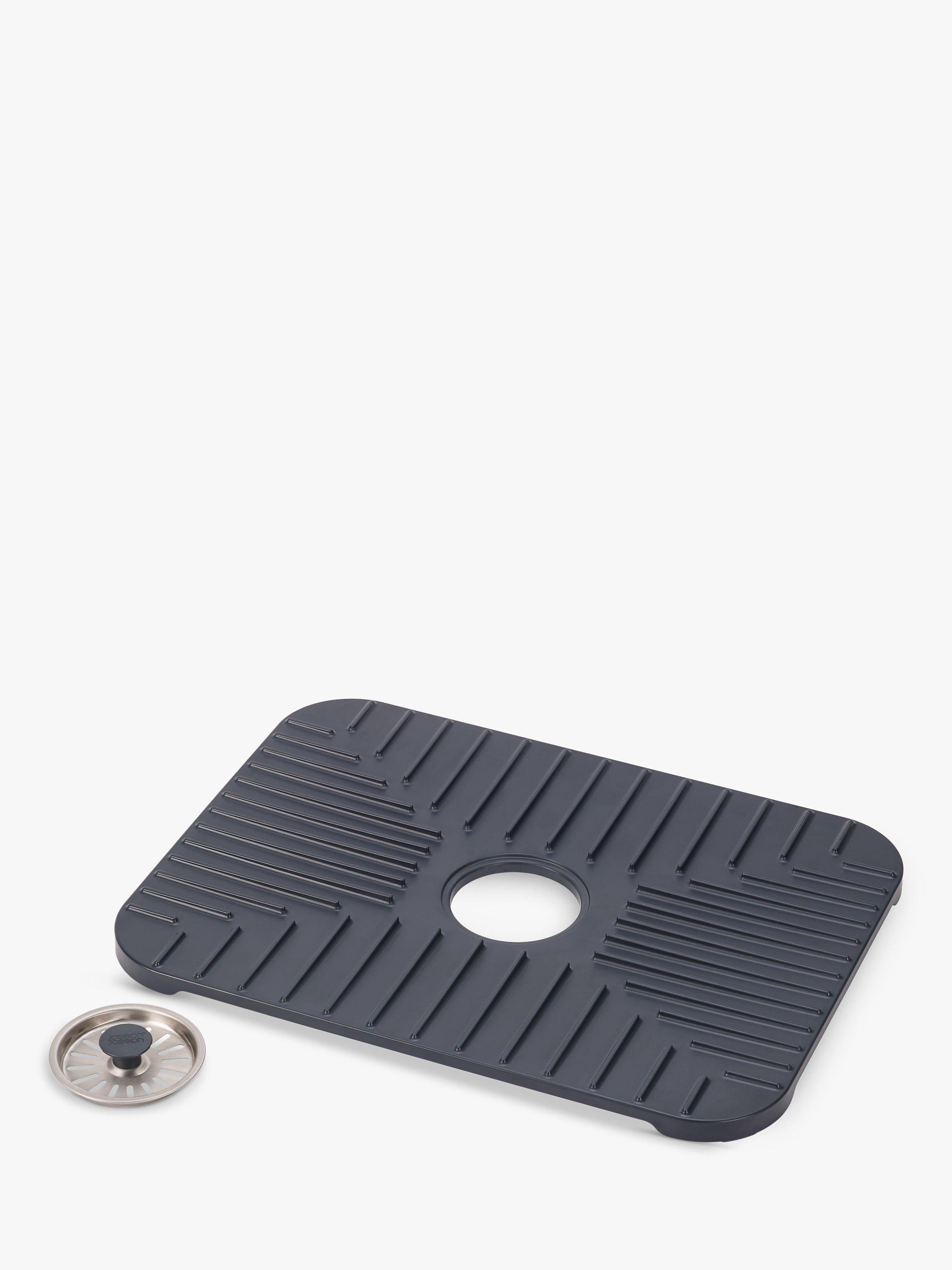 Joseph Joseph grey large sink saver with removable plug, UK version