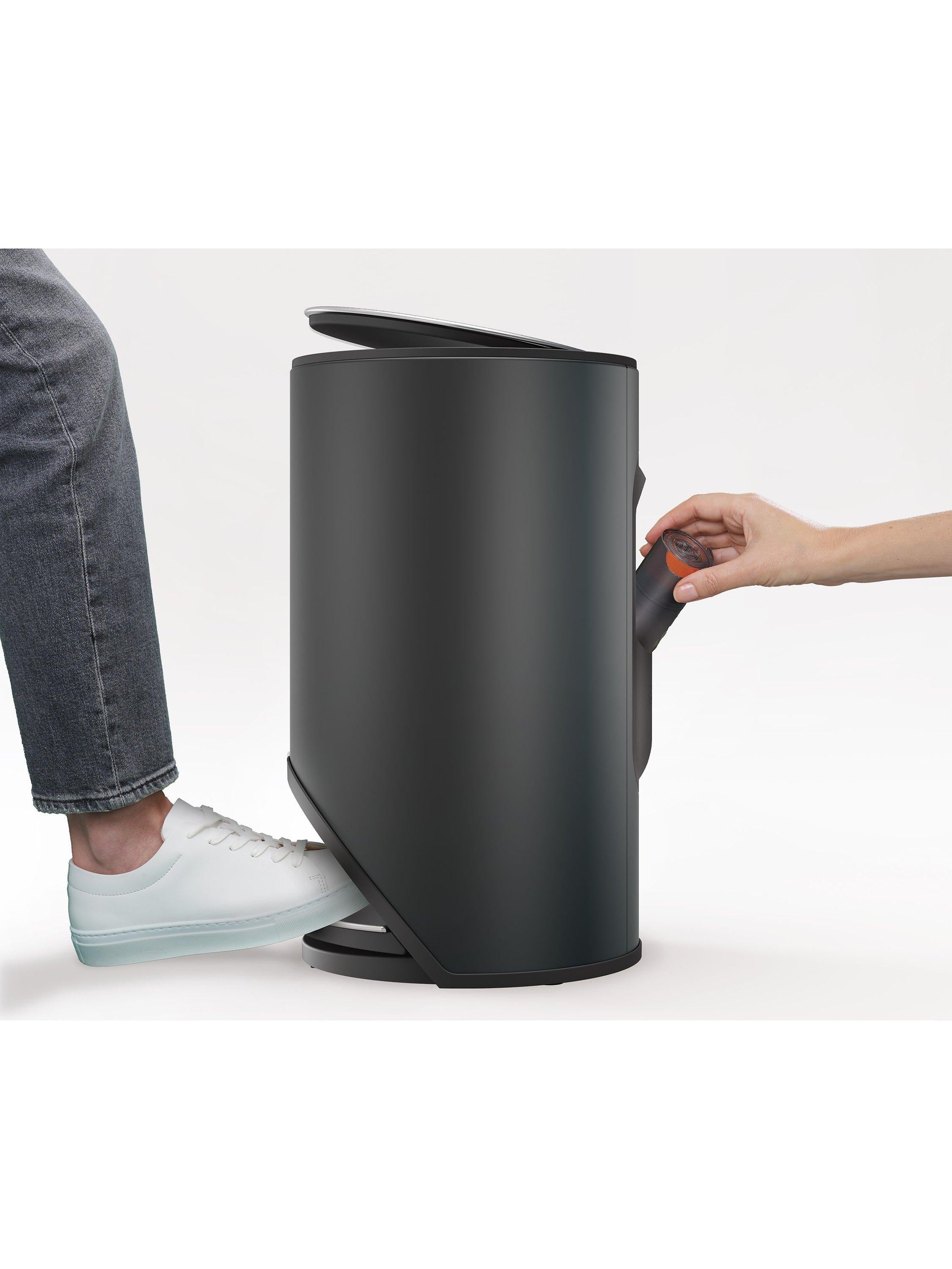 Joseph Joseph Arc Pedal Bin with liner pocket 10L, imported from the UK