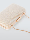 John Lewis Stella clutch bag with pearl beads - British product