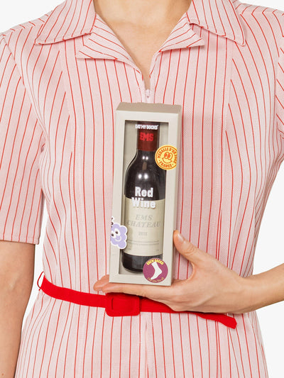 EAT MY SOCKS Rotwein Neuheitssocken Rot Einheitsgröße