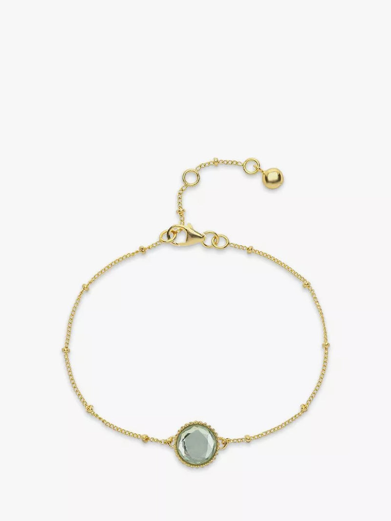 Bracelet vermeil pierre de naissance Auree
