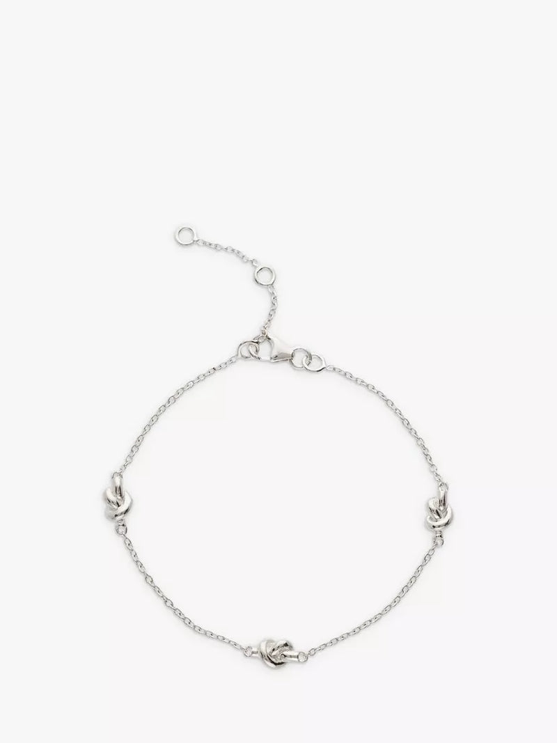 Auree nautisches Knotenkettchen Armband goldplattiert Vermeil (britische Marke)