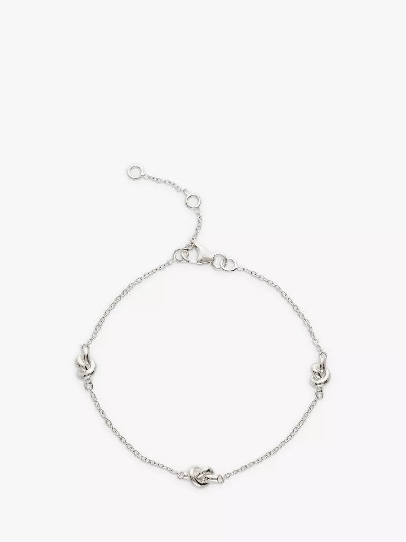 Auree nautisches Knotenkettchen Armband goldplattiert Vermeil (britische Marke)