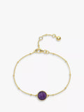 Bracelet vermeil pierre de naissance Auree