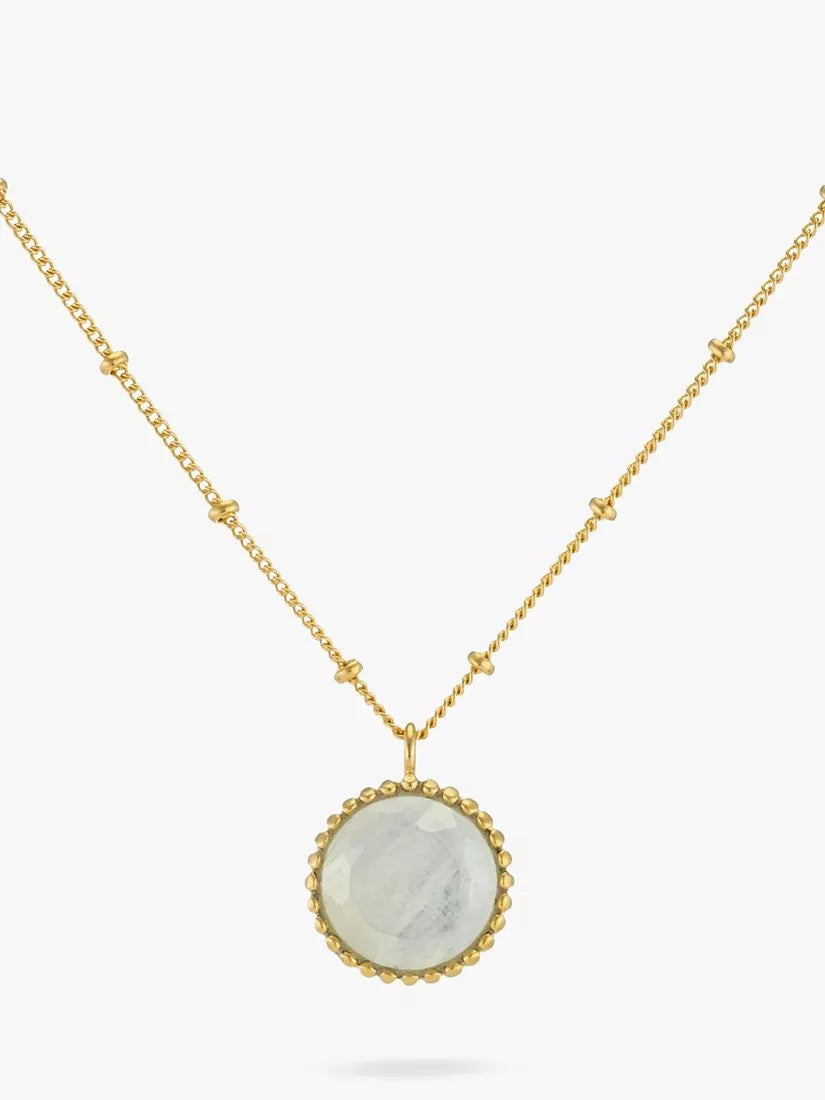 Auree Barcelona Birthstone Vermeil Necklace