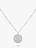 Auree Barcelona Birthstone Sterling Silver Necklace