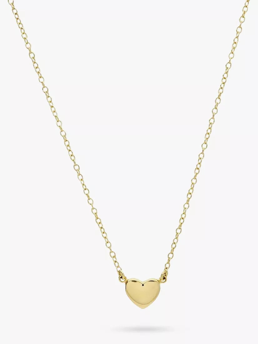 Collier pendentif cœur complet Auree 40-45cm (marque britannique)