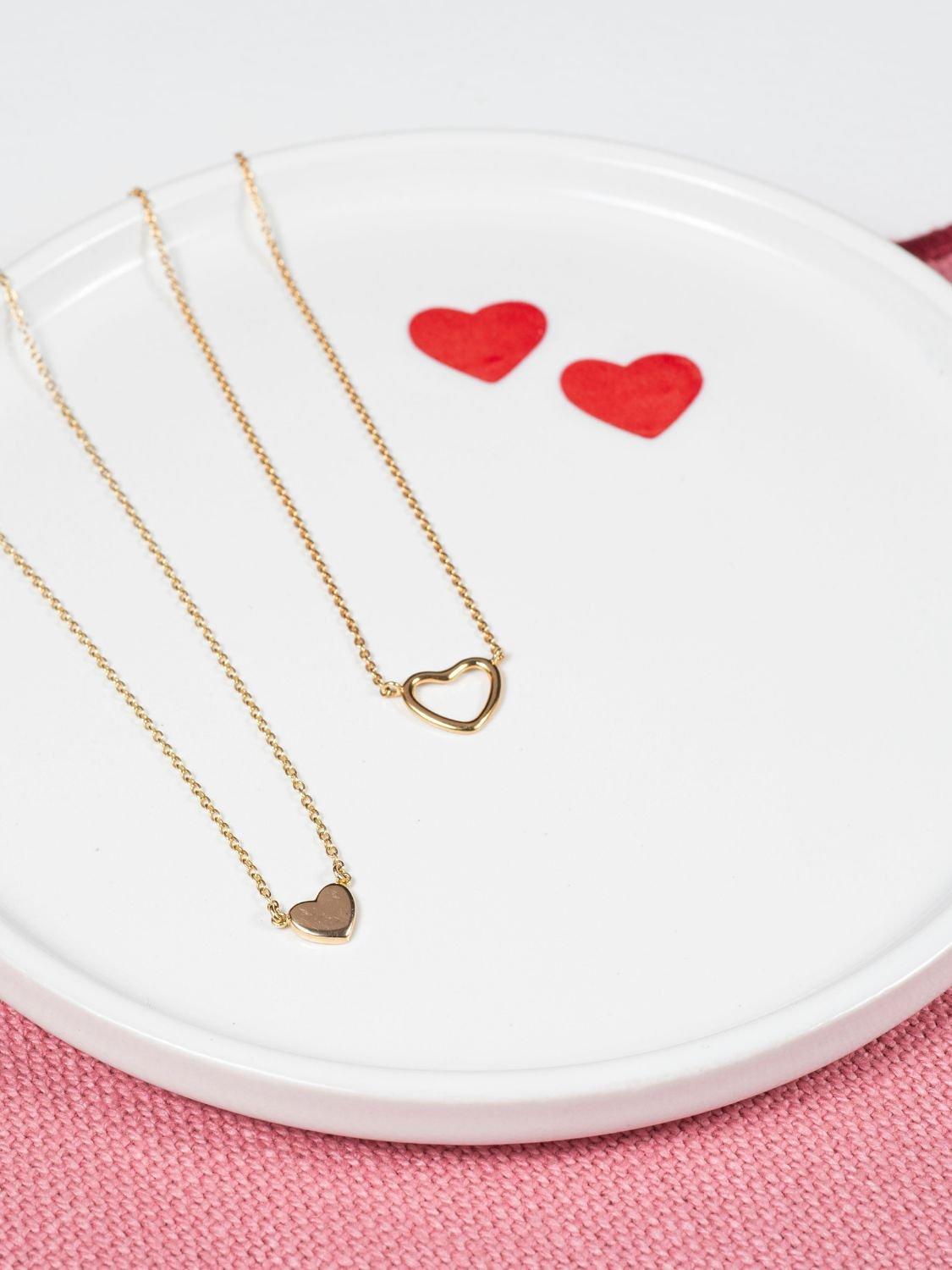Collier pendentif cœur complet Auree 40-45cm (marque britannique)