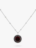 Auree Barcelona Birthstone Sterling Silver Necklace