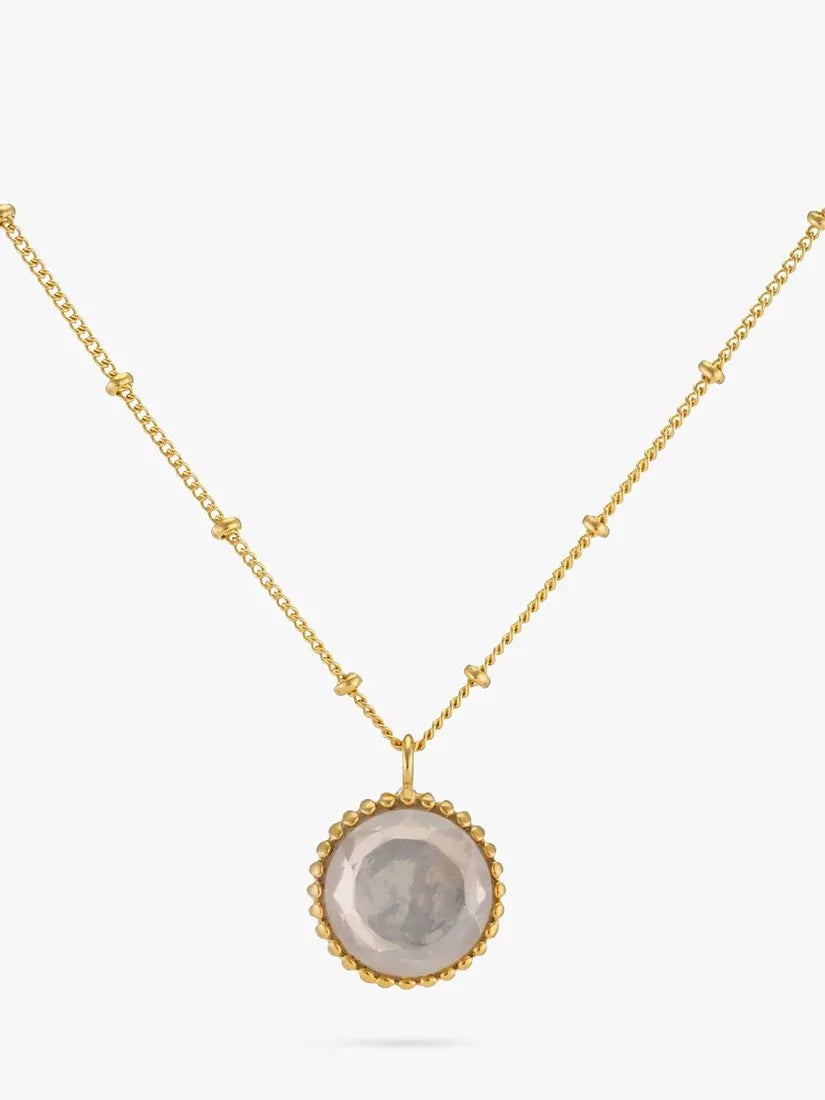 Auree Barcelona Birthstone Vermeil Necklace